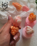 قالب سیلیکونی غنچه گل برای شمع سازی و رزین
