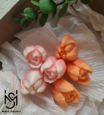 قالب سیلیکونی غنچه گل برای شمع سازی و رزین