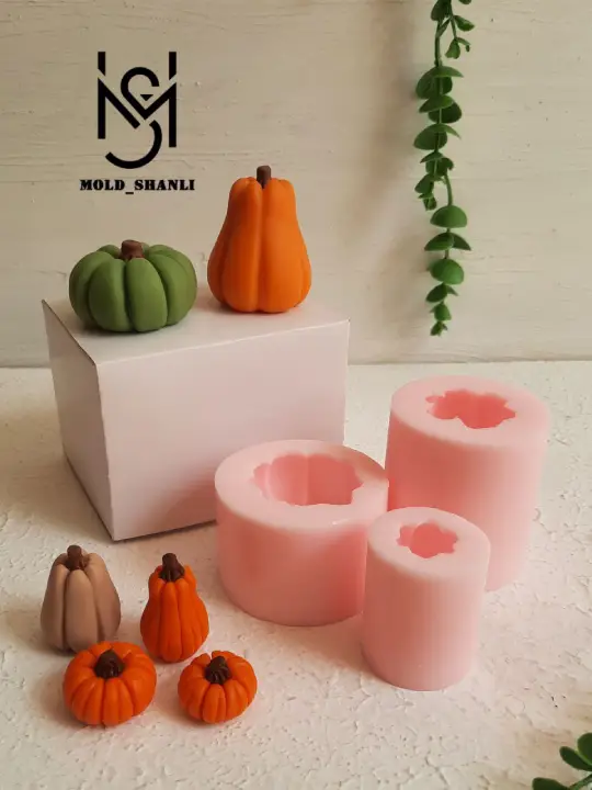 قالب سیلیکونی کدو برای شمع سازی و رزین