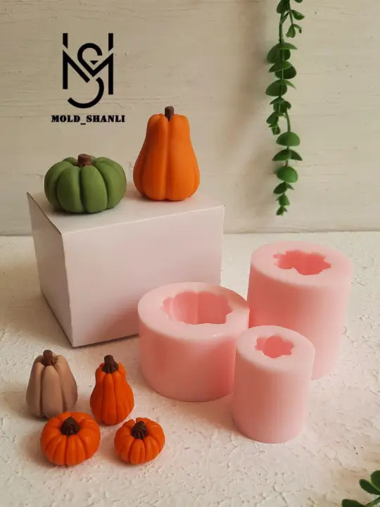 قالب سیلیکونی کدو برای شمع سازی و رزین