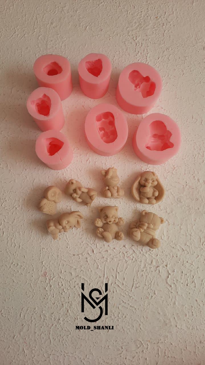 قالب سیلیکونی گربه پنجه ای برای شمع سازی و رزین