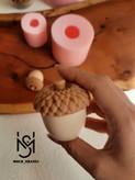 قالب سیلیکونی بلوط برای شمع سازی و رزین