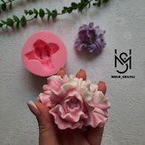 قالب سیلیکونی گل زنبق 8 سانت برای شمع سازی و رزین