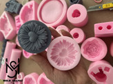 قالب سیلیکونی گل بابونه قلبی برای شمع سازی و رزین