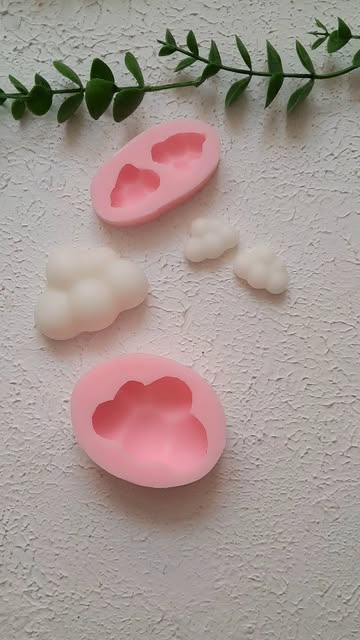 قالب سیلیکونی ابر برای شمع سازی و رزین