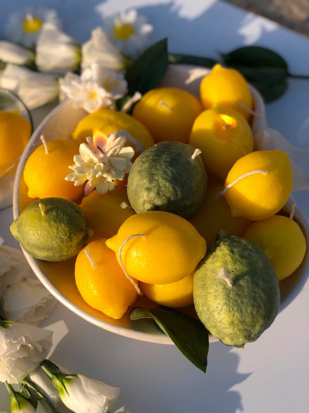 قالب سیلیکونی لیمو برای شمع سازی و رزین