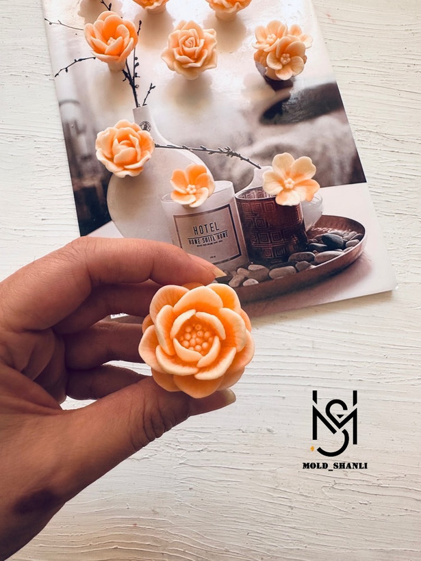 قالب سیلیکونی رز روسی