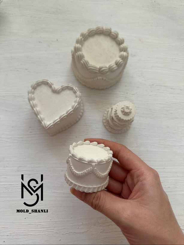 قالب سیلیکونی کیک گرد ۵ سانت برای شمع سازی و رزین