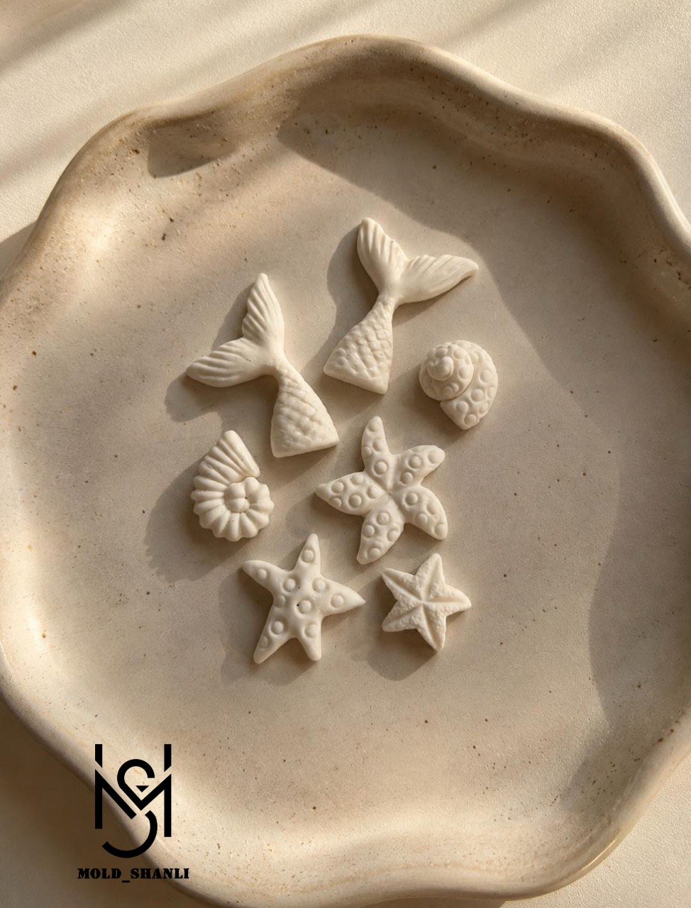 قالب سیلیکونی ست دریایی برای شمع سازی و رزین